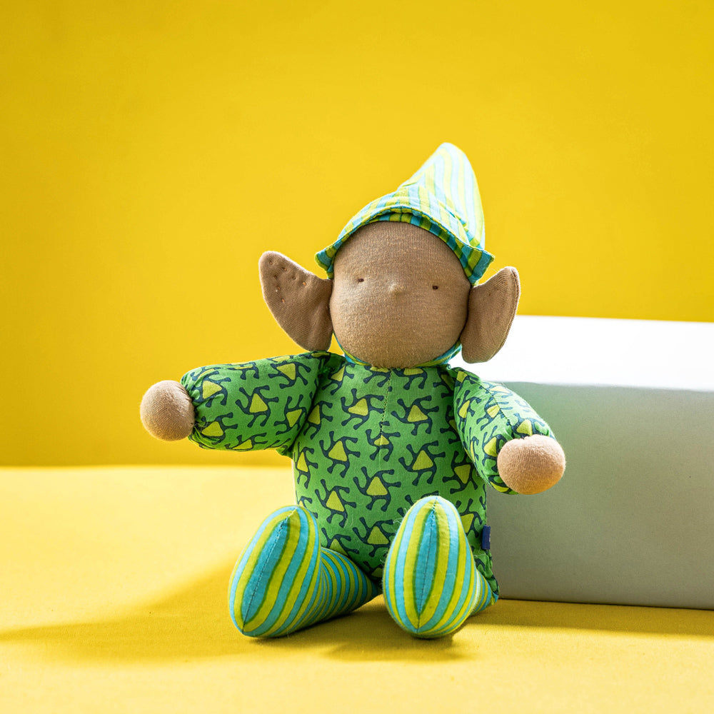 Handmade Blue Mango Stuffed Toy - Bobby Bug