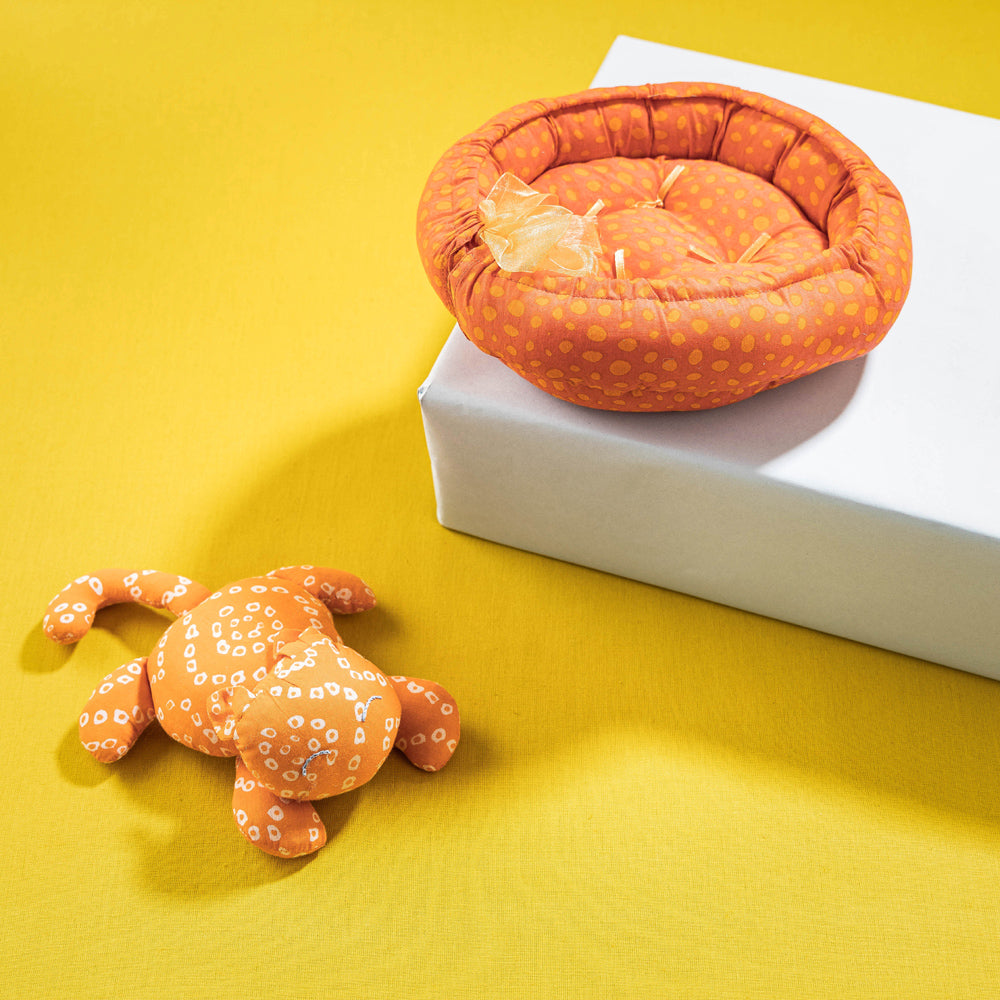 Handmade Blue Mango Stuffed Toy - Bobby Bug