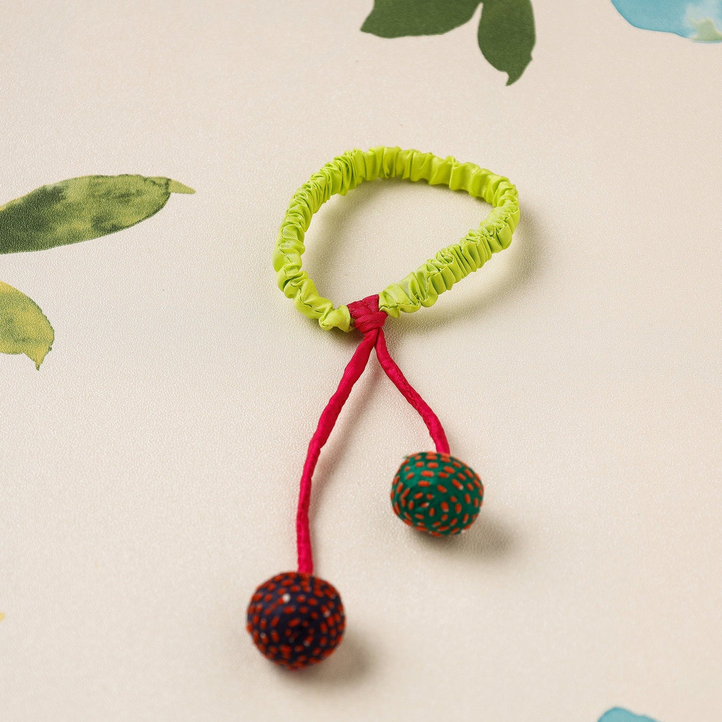 Handmade Boria Latkan Rubber Band by Jugaad