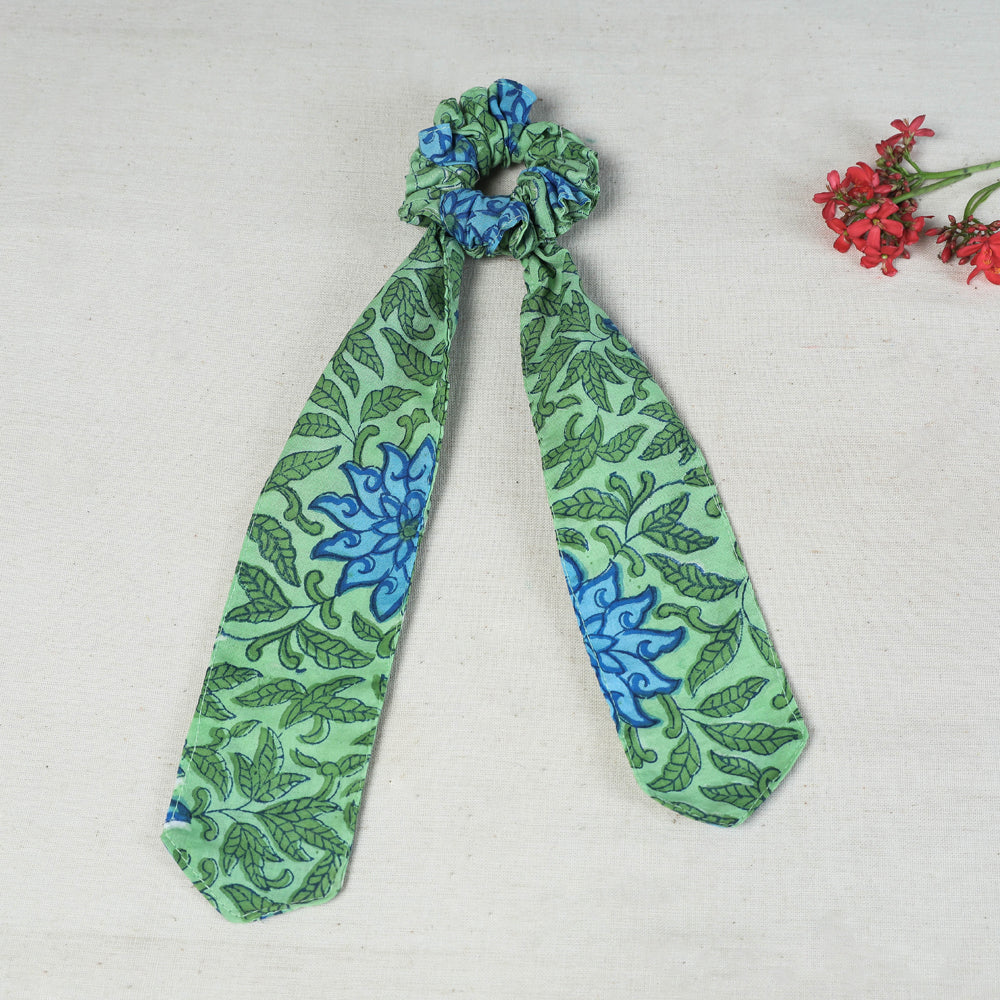 Handmade Cotton Elastic Hair Bands/Scarf Ponytail Holder/Scrunchie Ties