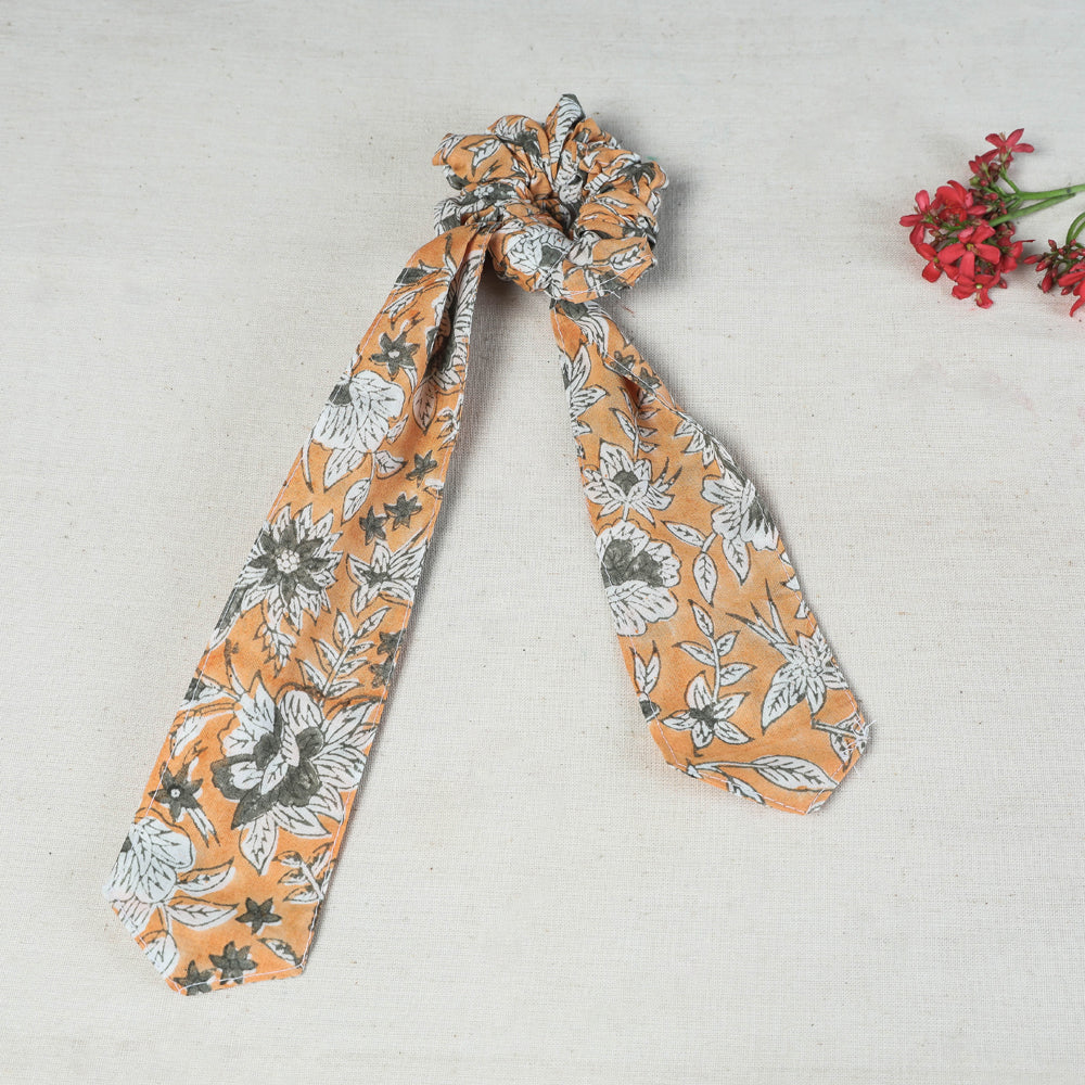 Handmade Cotton Elastic Hair Bands/Scarf Ponytail Holder/Scrunchie Ties