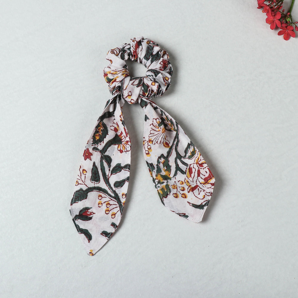 Handmade Cotton Elastic Hair Bands/Scarf Ponytail Holder/Scrunchie Ties