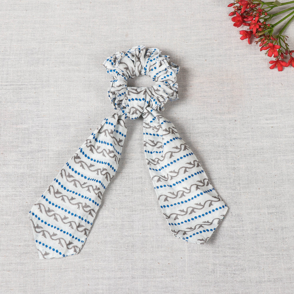 Handmade Cotton Elastic Hair Bands/Scarf Ponytail Holder/Scrunchie Ties