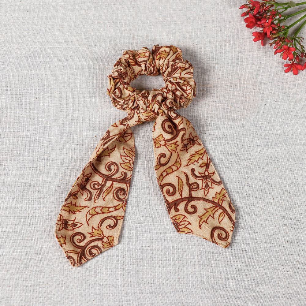 Handmade Cotton Elastic Hair Bands/Scarf Ponytail Holder/Scrunchie Ties