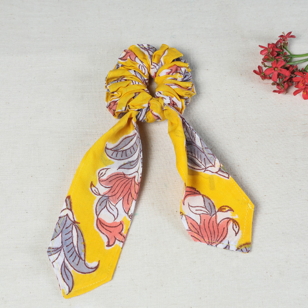 Handmade Cotton Elastic Hair Bands/Scarf Ponytail Holder/Scrunchie Ties