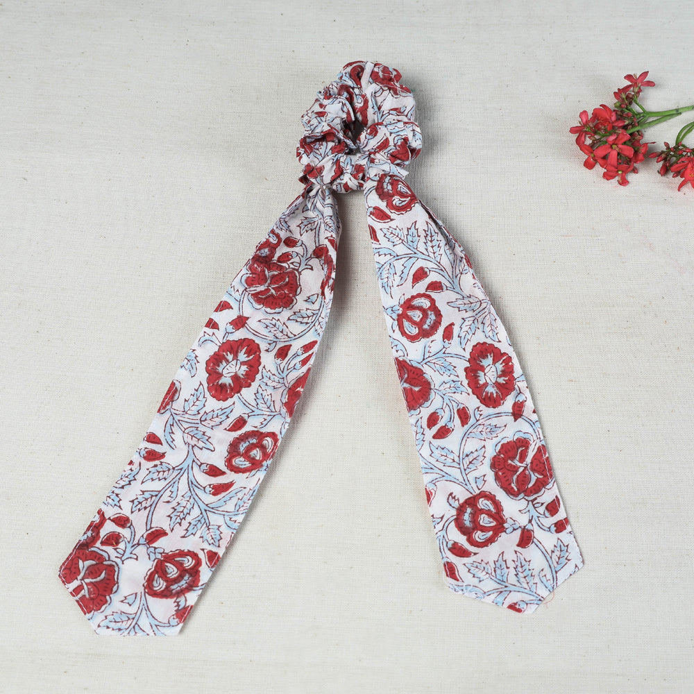 Handmade Cotton Elastic Hair Bands/Scarf Ponytail Holder/Scrunchie Ties