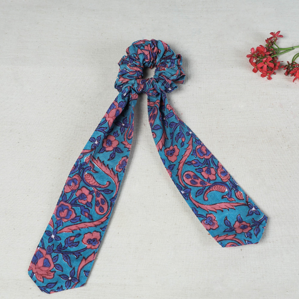 Handmade Cotton Elastic Hair Bands/Scarf Ponytail Holder/Scrunchie Ties