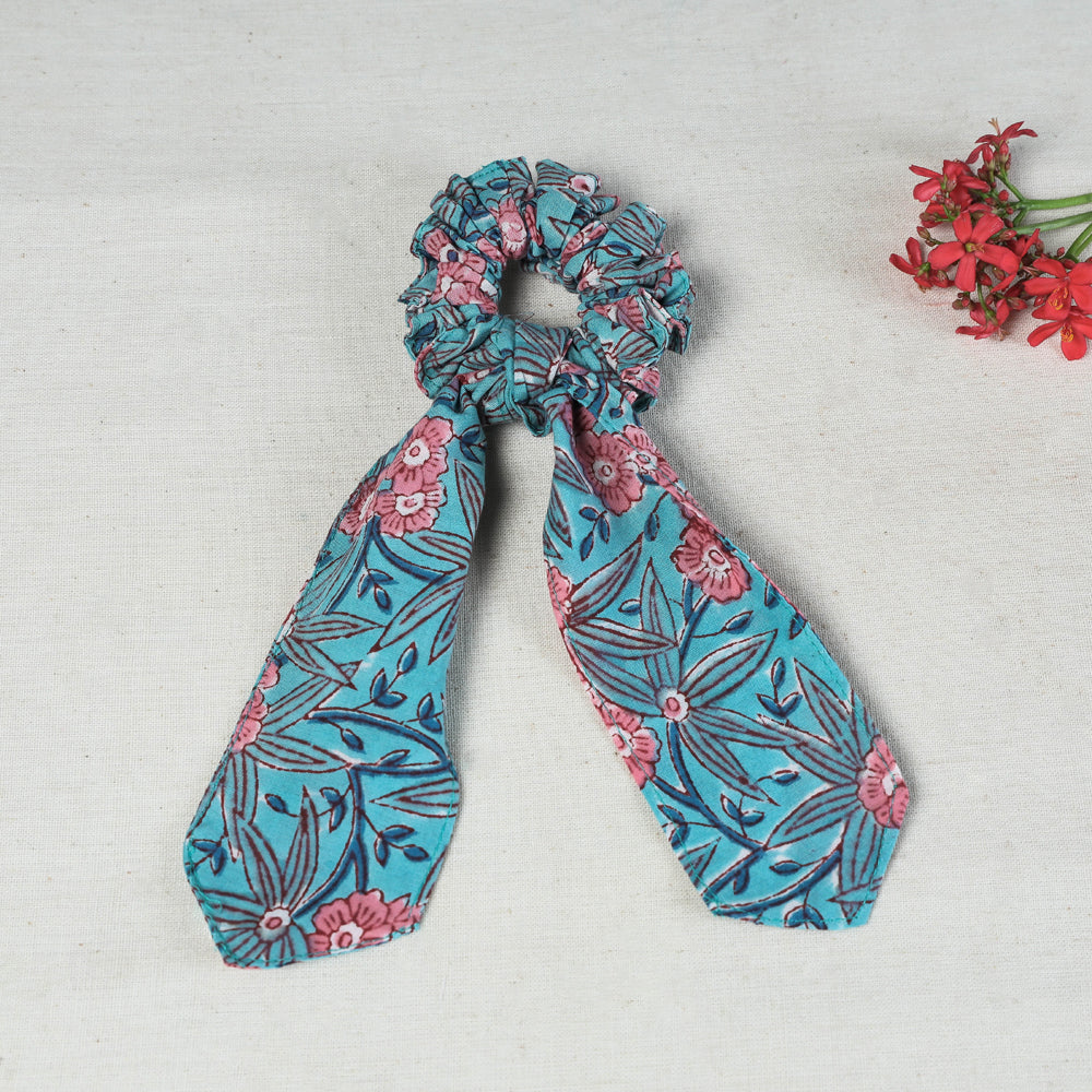 Handmade Cotton Elastic Hair Bands/Scarf Ponytail Holder/Scrunchie Ties