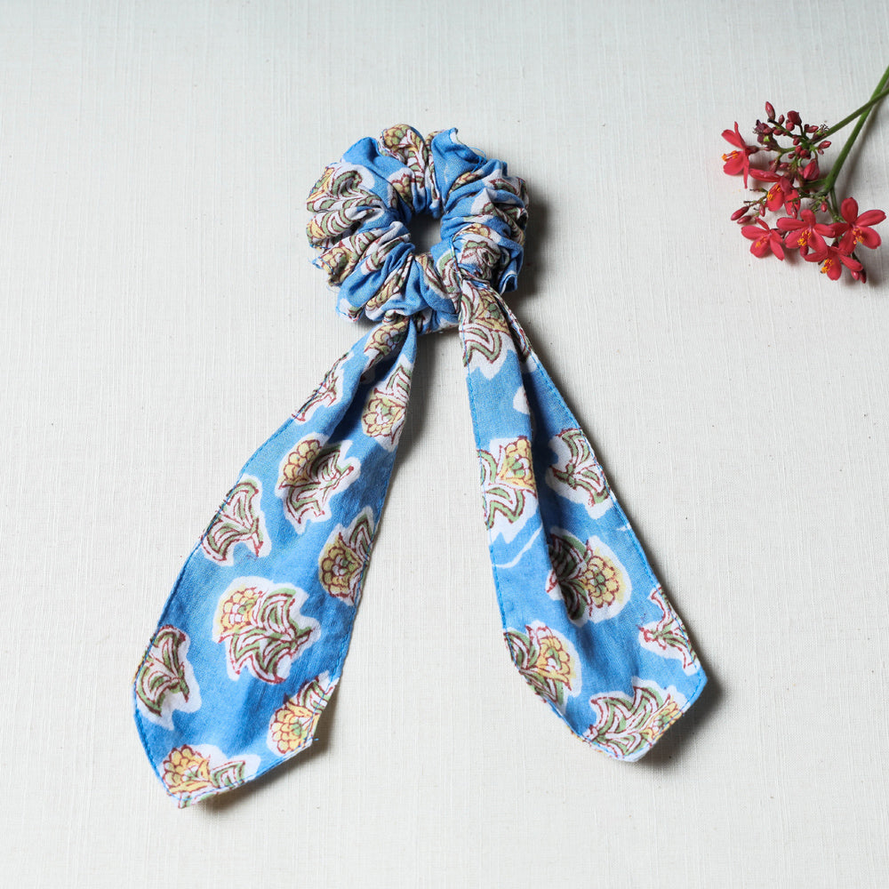 Handmade Cotton Elastic Hair Bands/Scarf Ponytail Holder/Scrunchie Ties