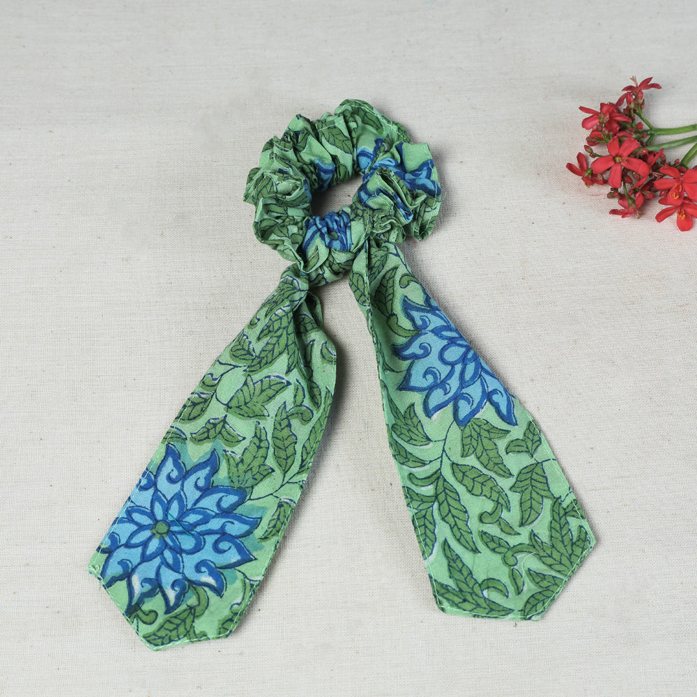 Handmade Cotton Elastic Hair Bands/Scarf Ponytail Holder/Scrunchie Ties
