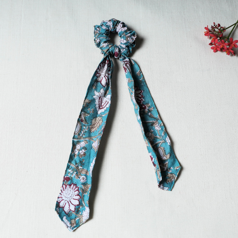 Handmade Cotton Elastic Hair Bands/Scarf Ponytail Holder/Scrunchie Ties