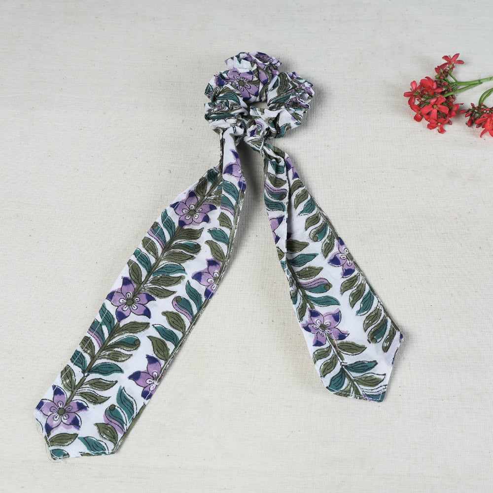 Handmade Cotton Elastic Hair Bands/Scarf Ponytail Holder/Scrunchie Ties