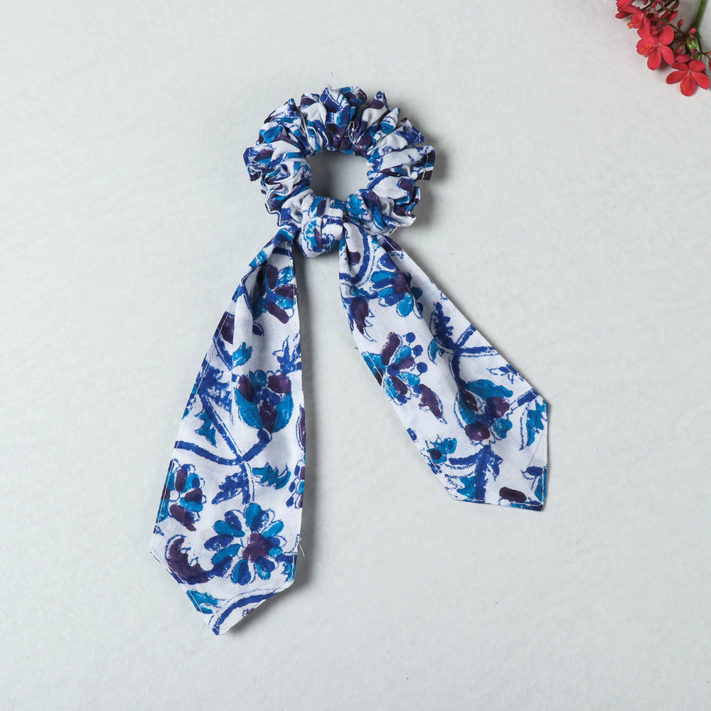 Handmade Cotton Elastic Hair Bands/Scarf Ponytail Holder/Scrunchie Ties