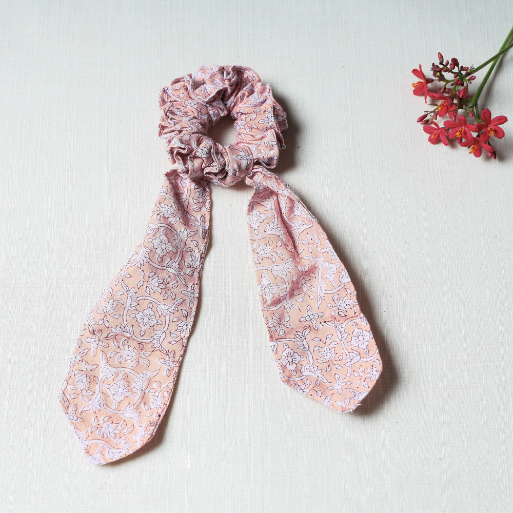 Handmade Cotton Elastic Hair Bands/Scarf Ponytail Holder/Scrunchie Ties