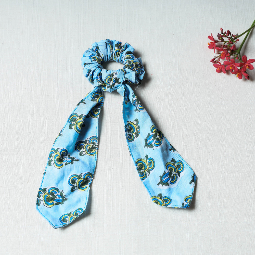 Handmade Cotton Elastic Hair Bands/Scarf Ponytail Holder/Scrunchie Ties
