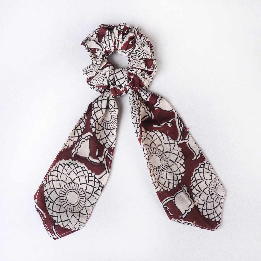 Handmade Cotton Elastic Hair Bands/Scarf Ponytail Holder/Scrunchie Ties