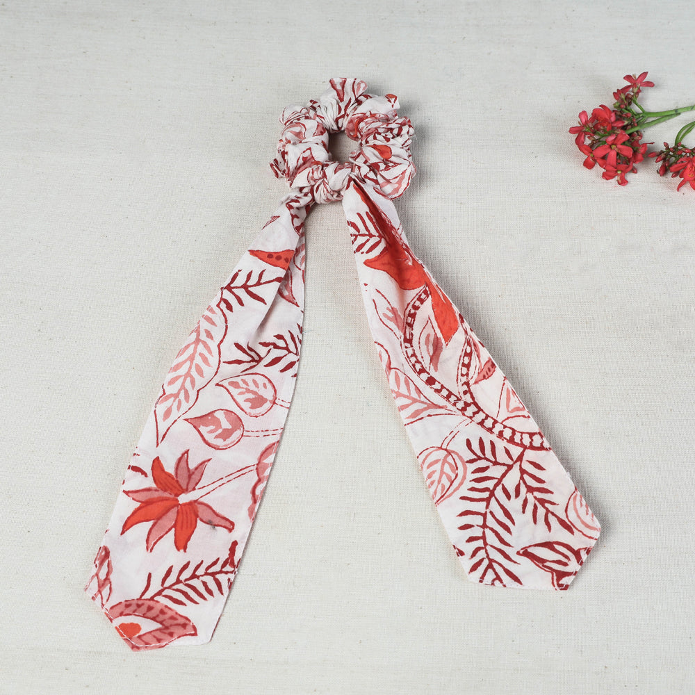 Handmade Cotton Elastic Hair Bands/Scarf Ponytail Holder/Scrunchie Ties