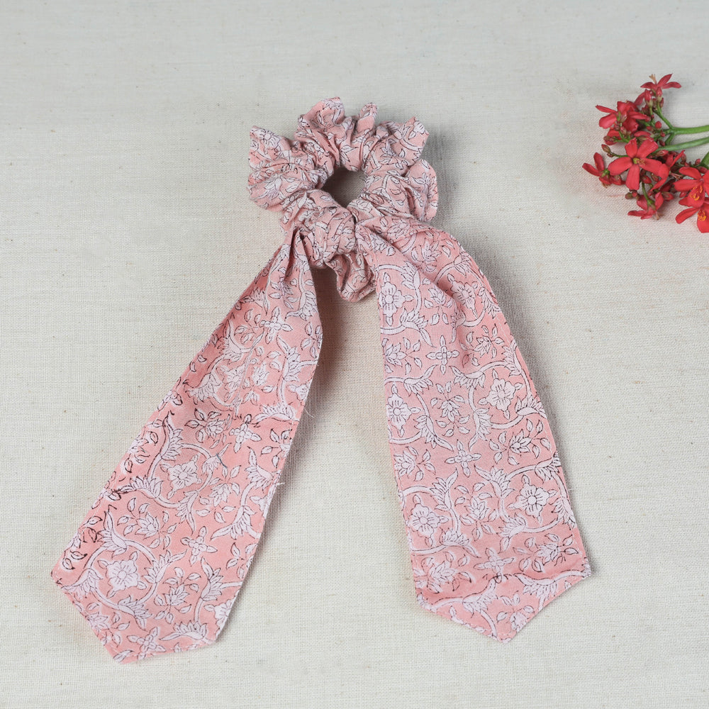 Handmade Cotton Elastic Hair Bands/Scarf Ponytail Holder/Scrunchie Ties