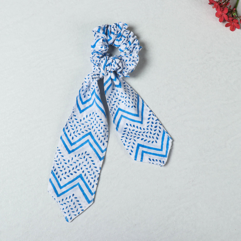 Handmade Cotton Elastic Hair Bands/Scarf Ponytail Holder/Scrunchie Ties