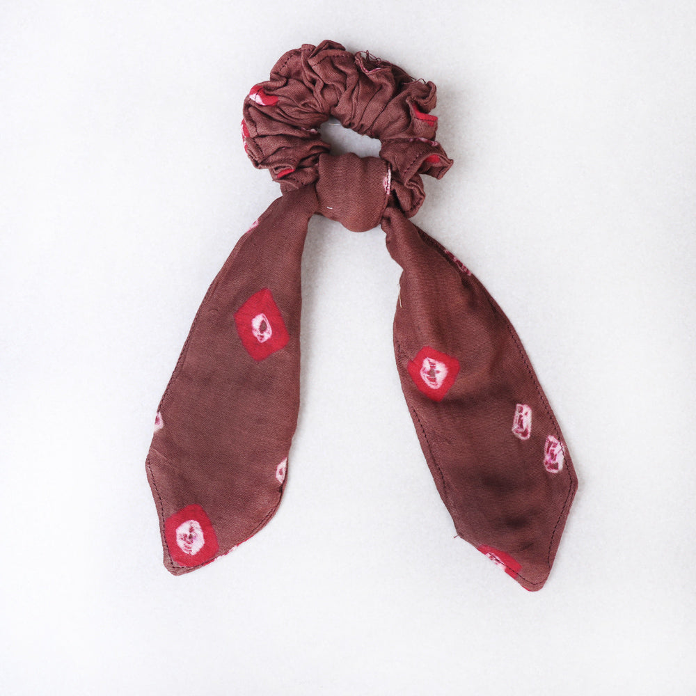 Handmade Cotton Elastic Hair Bands/Scarf Ponytail Holder/Scrunchie Ties