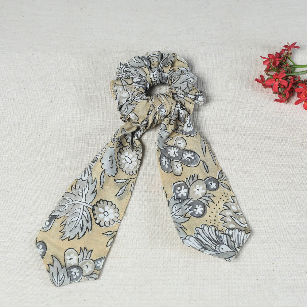 Handmade Cotton Elastic Hair Bands/Scarf Ponytail Holder/Scrunchie Ties