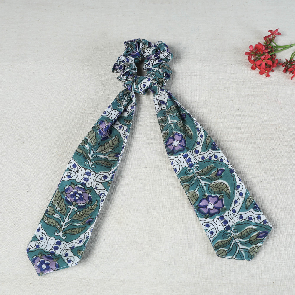 Handmade Cotton Elastic Hair Bands/Scarf Ponytail Holder/Scrunchie Ties