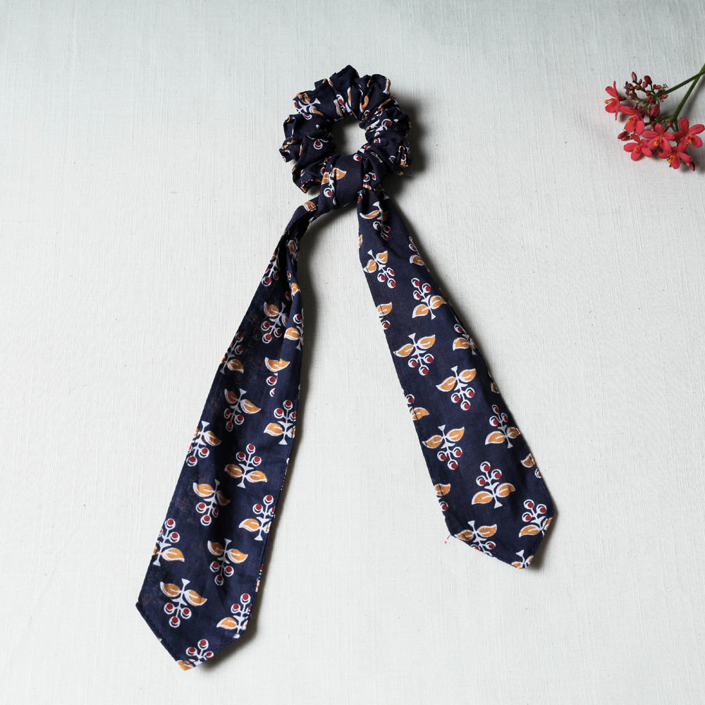 Handmade Cotton Elastic Hair Bands/Scarf Ponytail Holder/Scrunchie Ties