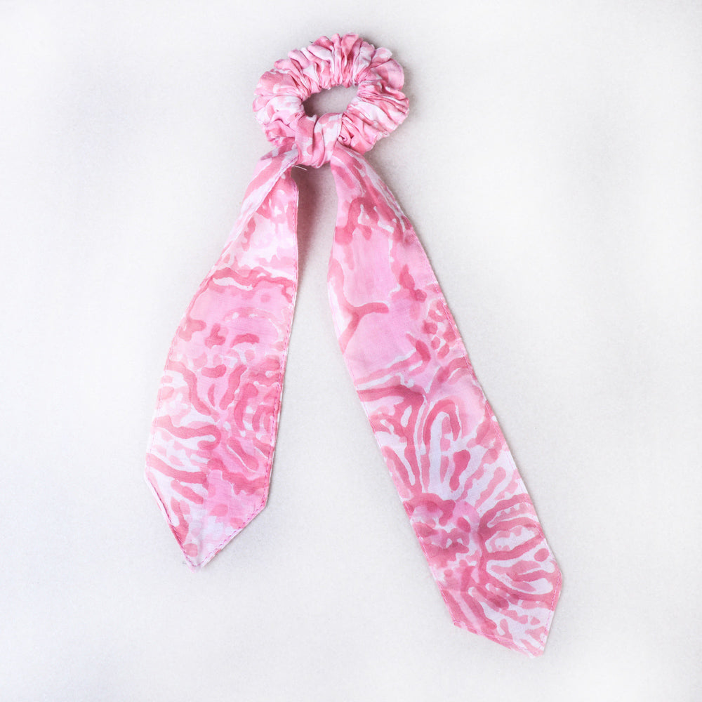 Handmade Cotton Elastic Hair Bands/Scarf Ponytail Holder/Scrunchie Ties