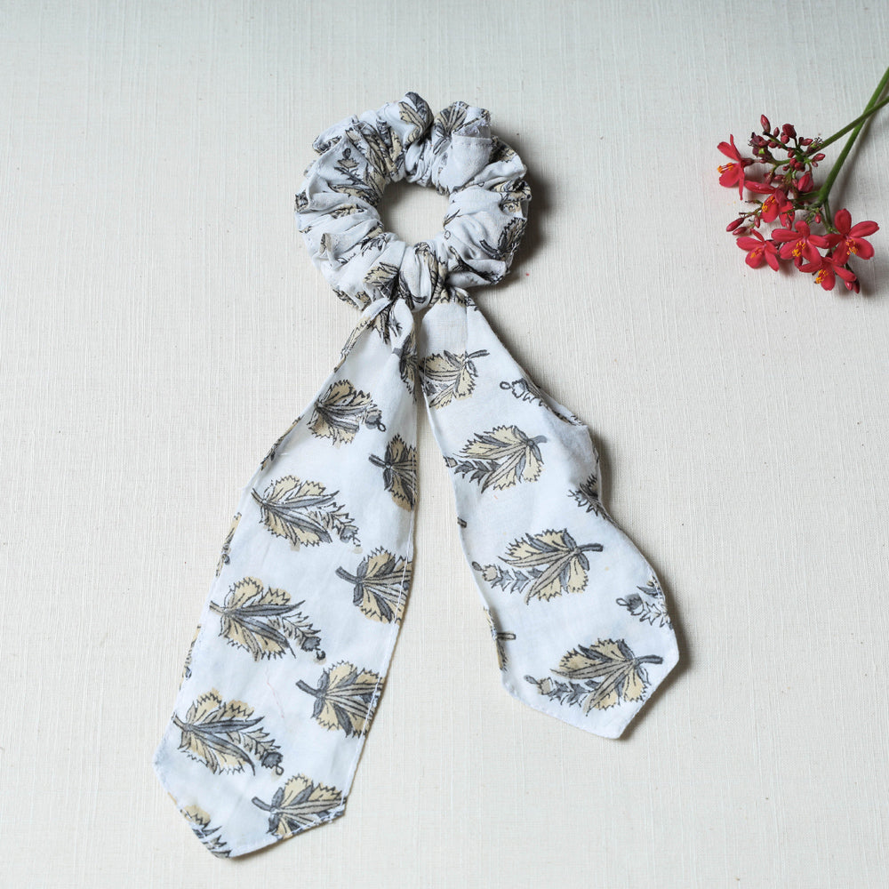 Handmade Cotton Elastic Hair Bands/Scarf Ponytail Holder/Scrunchie Ties