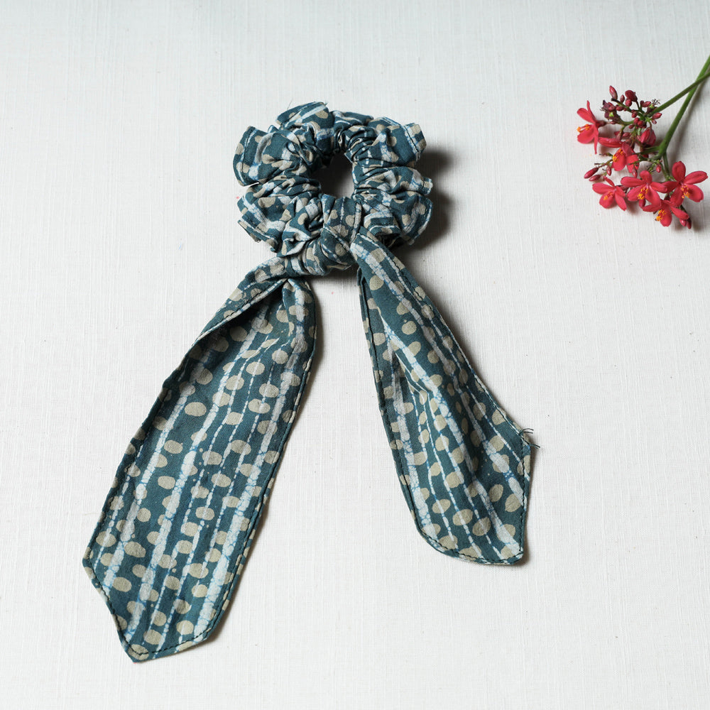 Handmade Cotton Elastic Hair Bands/Scarf Ponytail Holder/Scrunchie Ties