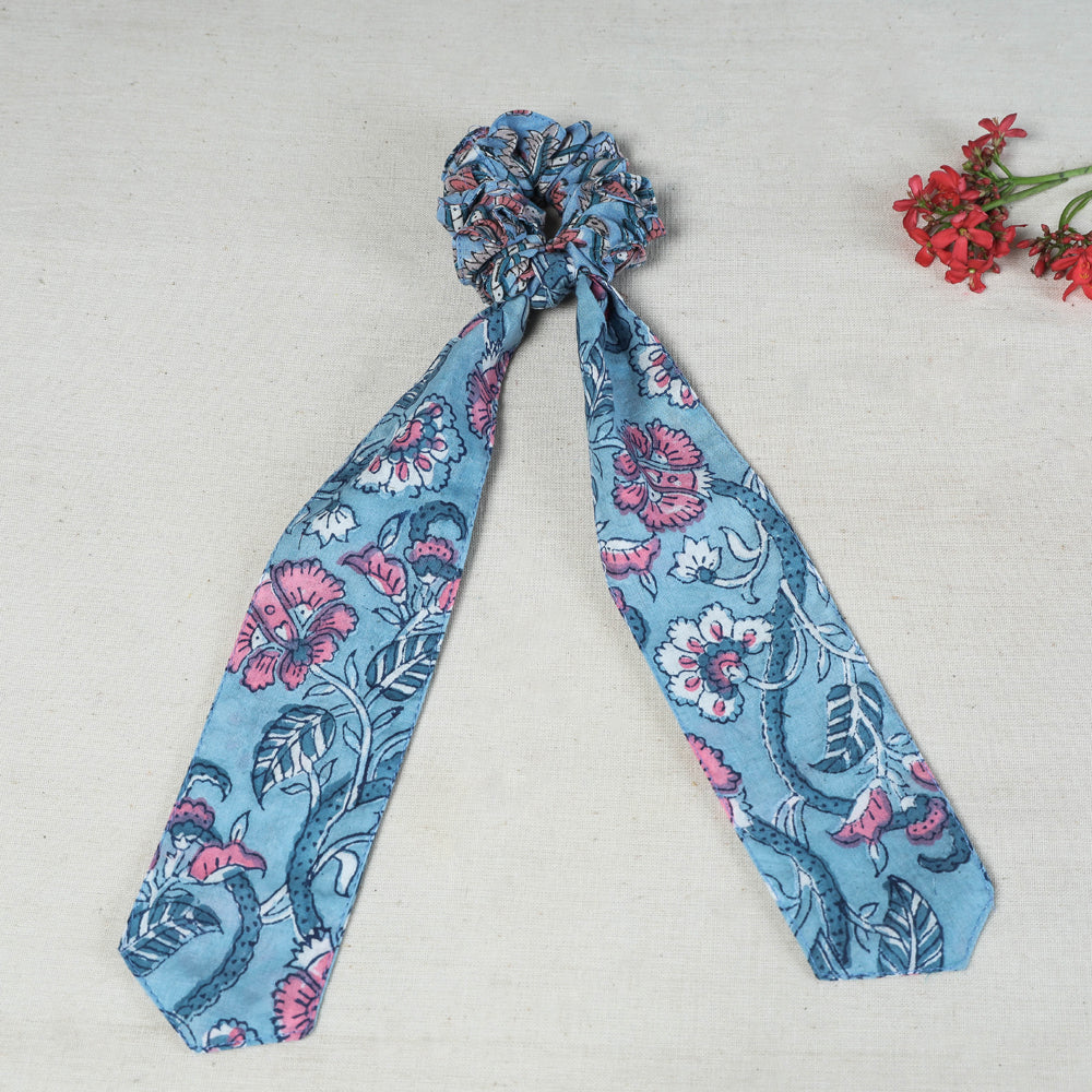 Handmade Cotton Elastic Hair Bands/Scarf Ponytail Holder/Scrunchie Ties