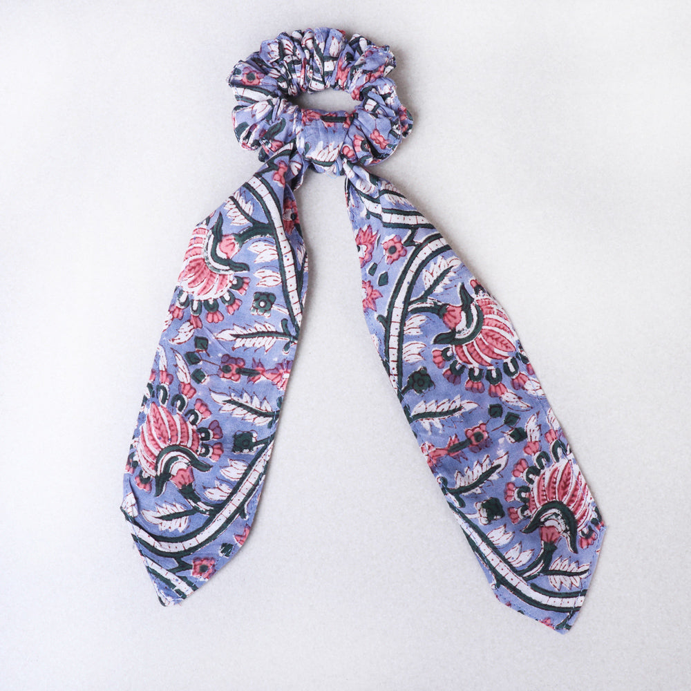 Handmade Cotton Elastic Hair Bands/Scarf Ponytail Holder/Scrunchie Ties