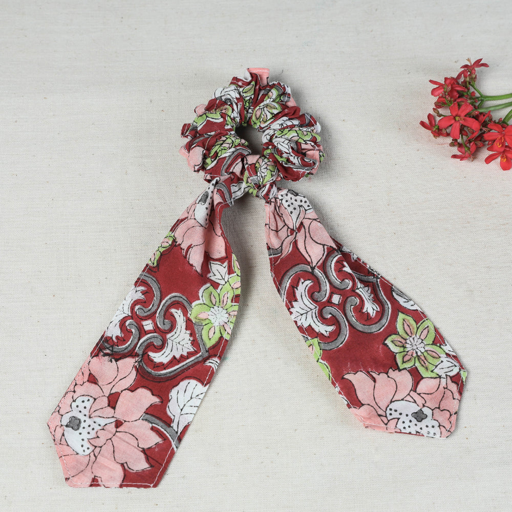Handmade Cotton Elastic Hair Bands/Scarf Ponytail Holder/Scrunchie Ties