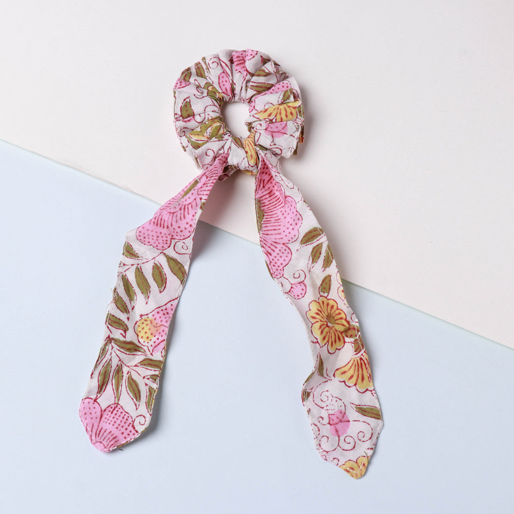 Handmade Cotton Elastic Hair Rubber Bands/Scrunchies