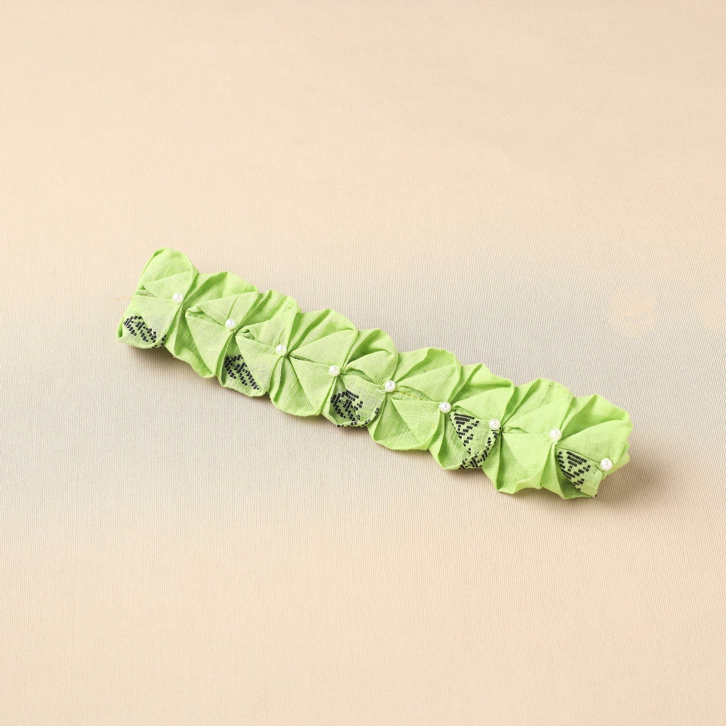 Handmade Cotton Elastic Pearl Headband
