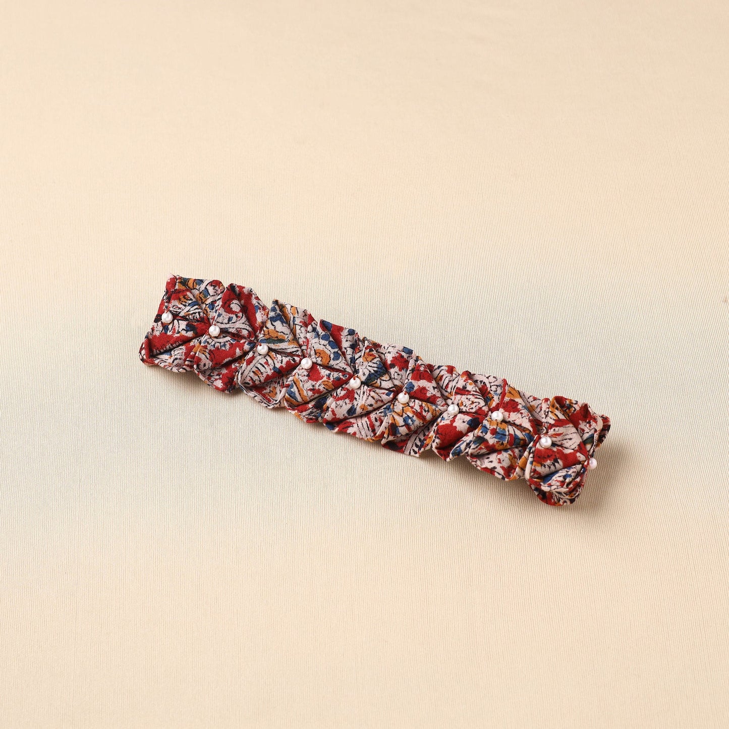 Handmade Cotton Elastic Pearl Headband