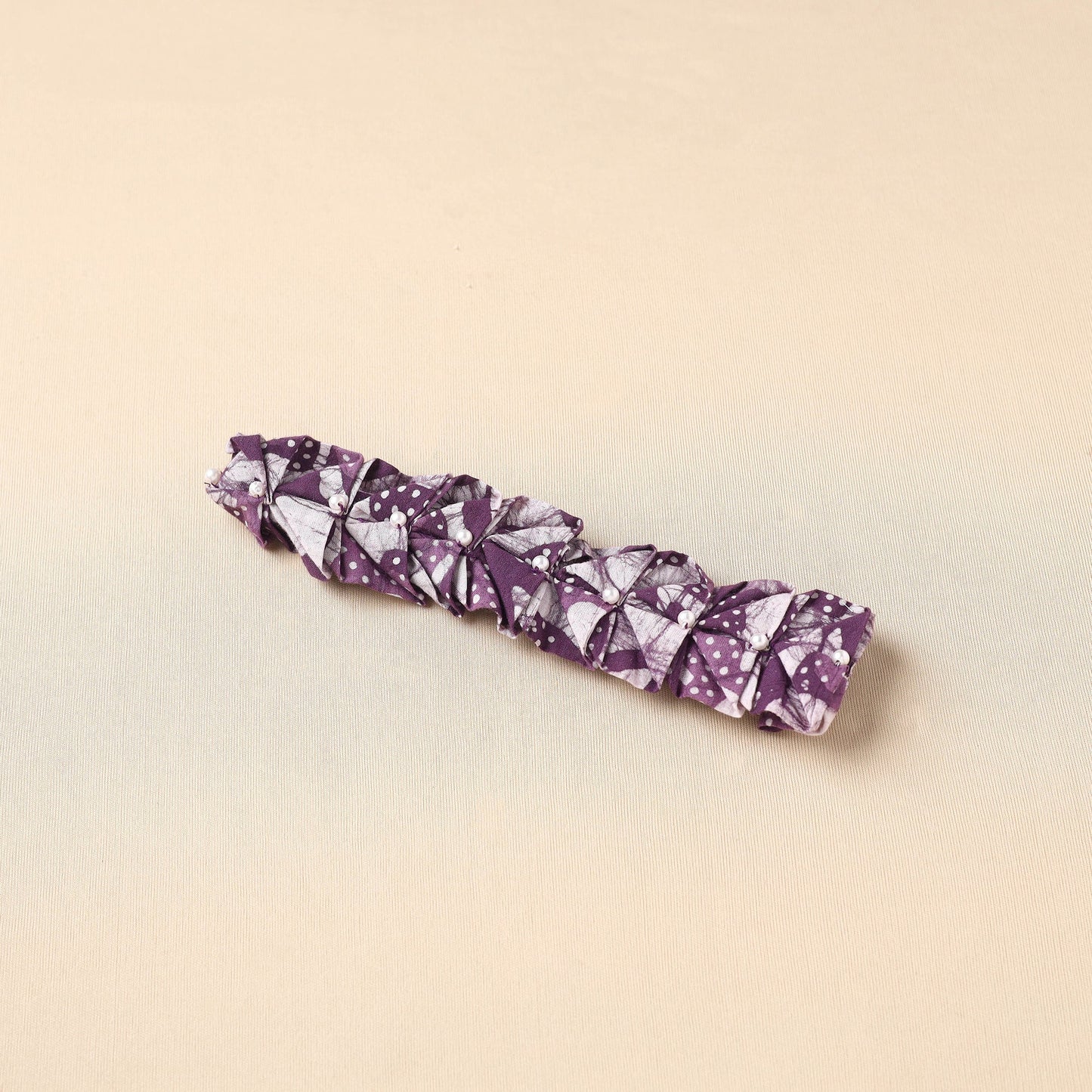 Handmade Cotton Elastic Pearl Headband