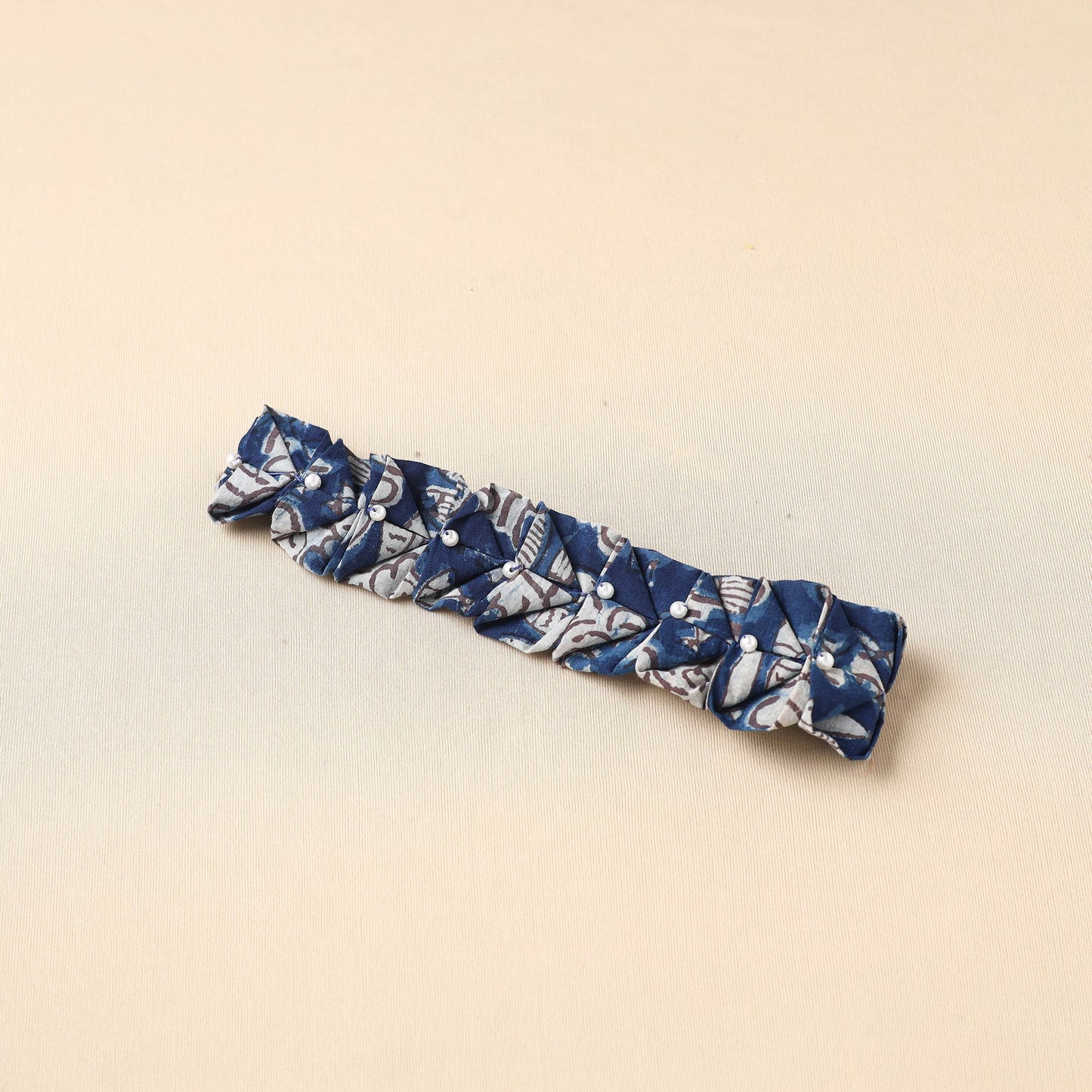 Handmade Cotton Elastic Pearl Headband