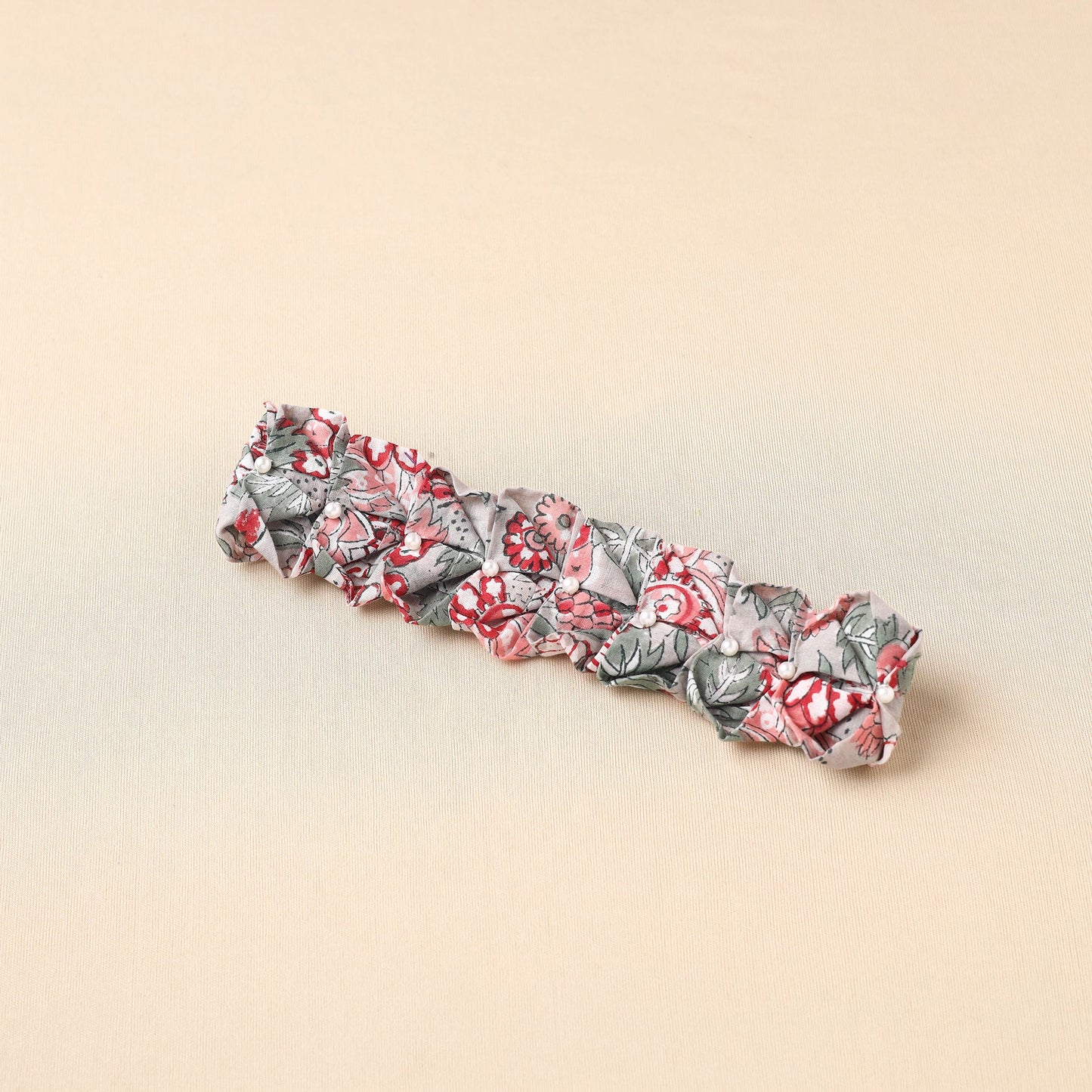 Handmade Cotton Elastic Pearl Headband