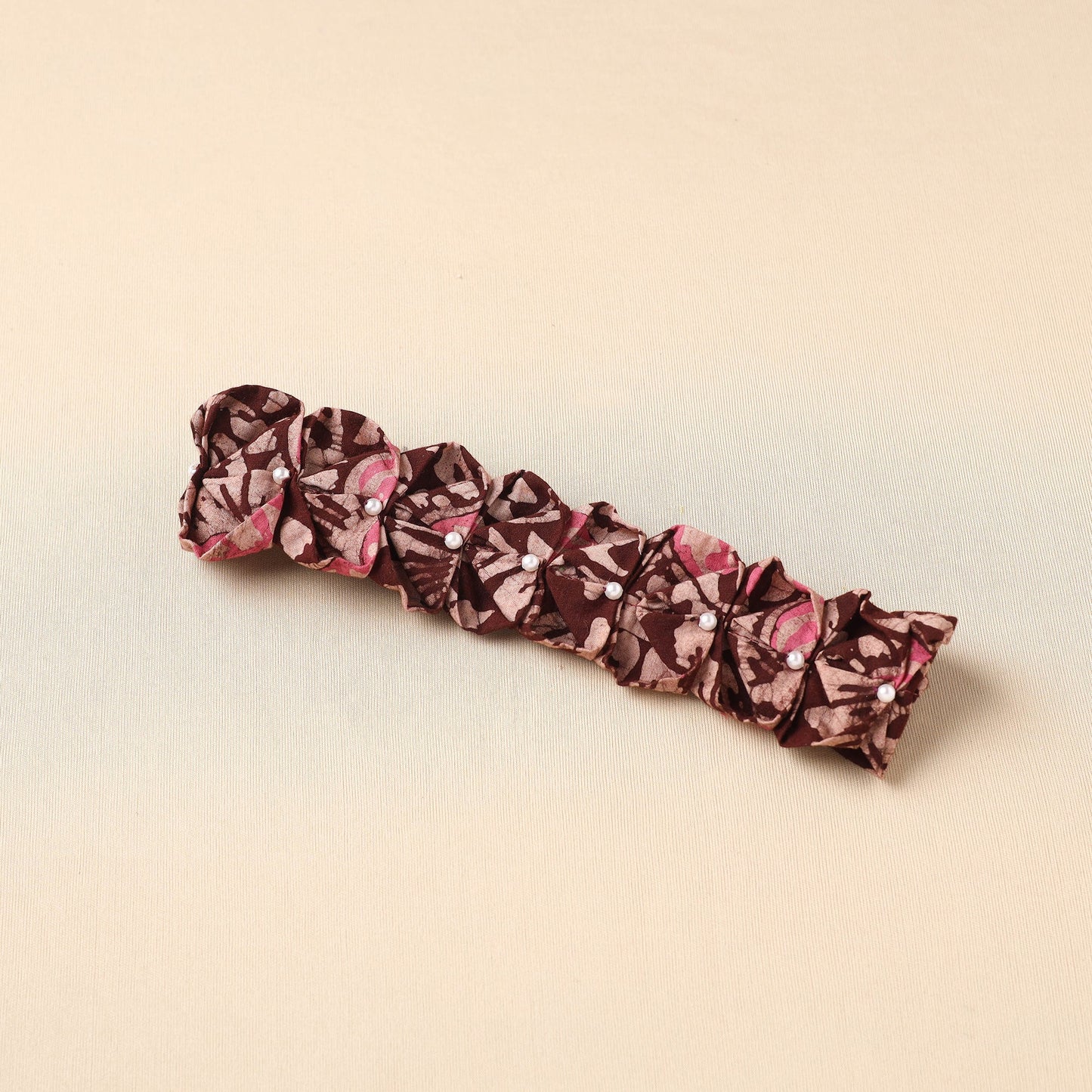 Handmade Cotton Elastic Pearl Headband