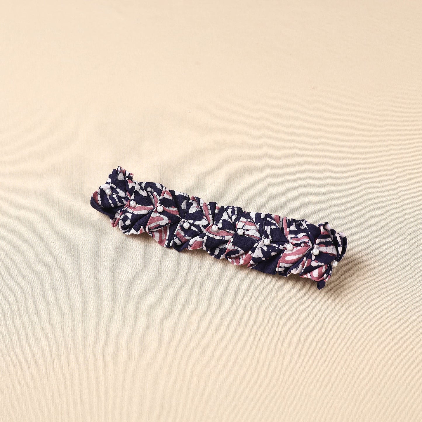 Handmade Cotton Elastic Pearl Headband