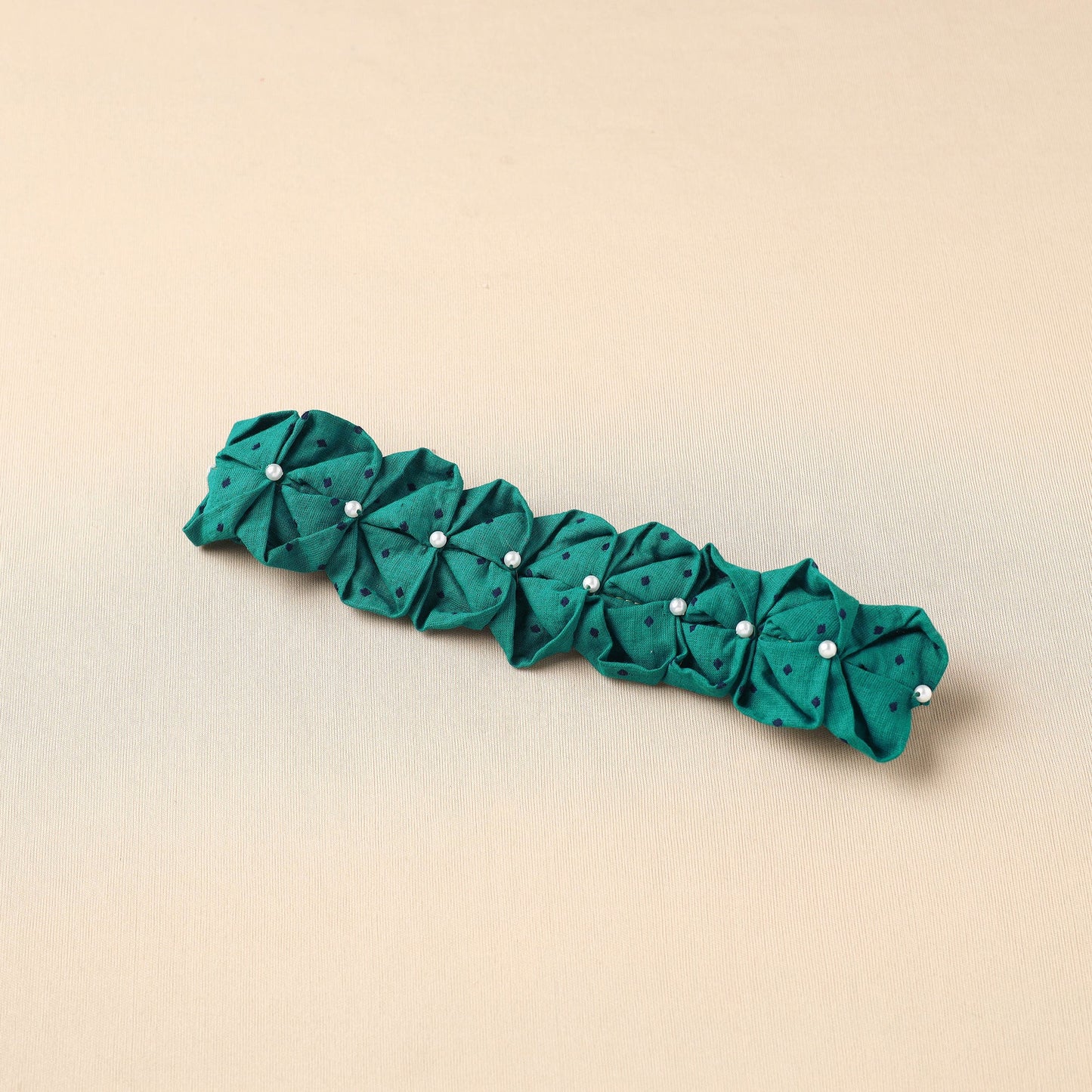 Handmade Cotton Elastic Pearl Headband