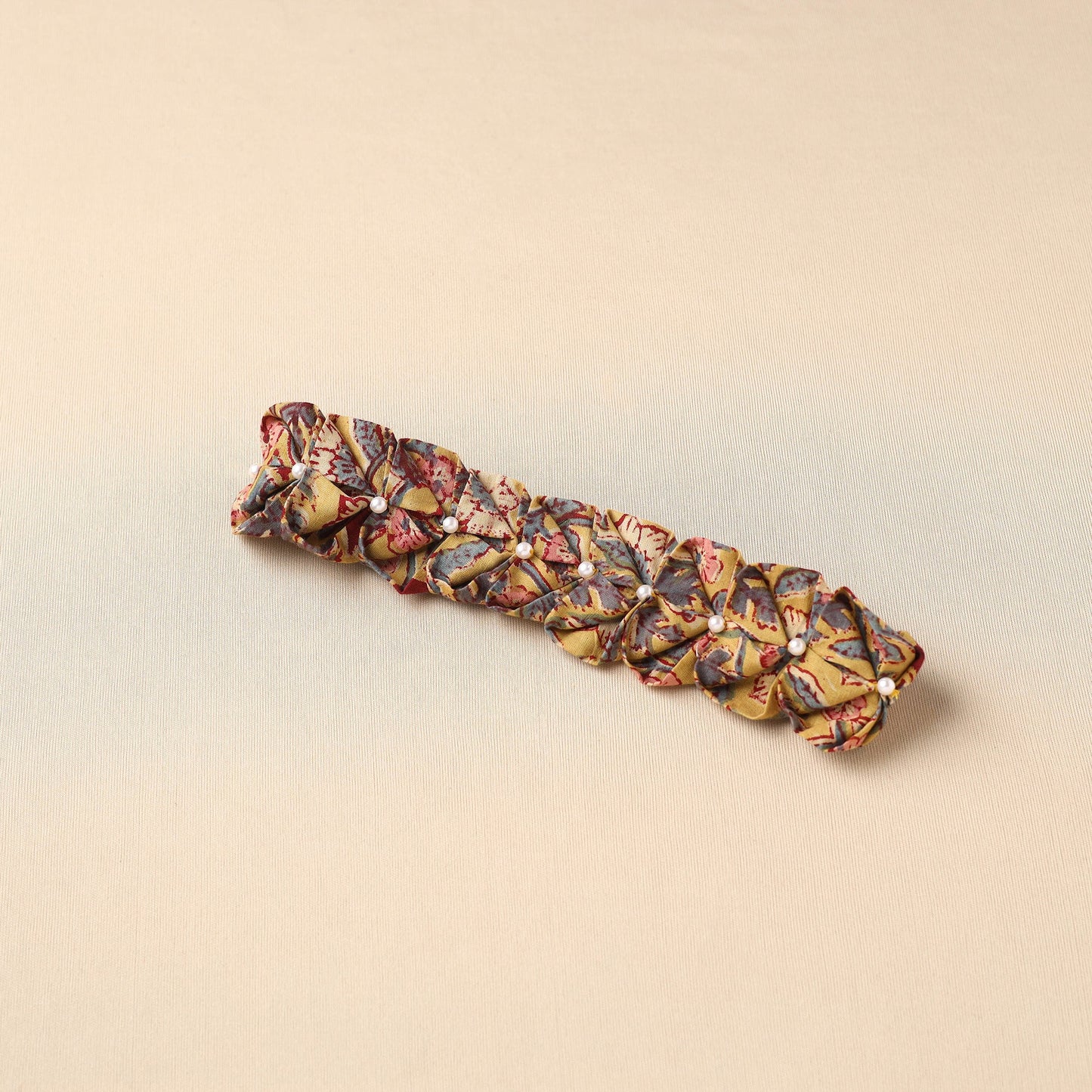 Handmade Cotton Elastic Pearl Headband