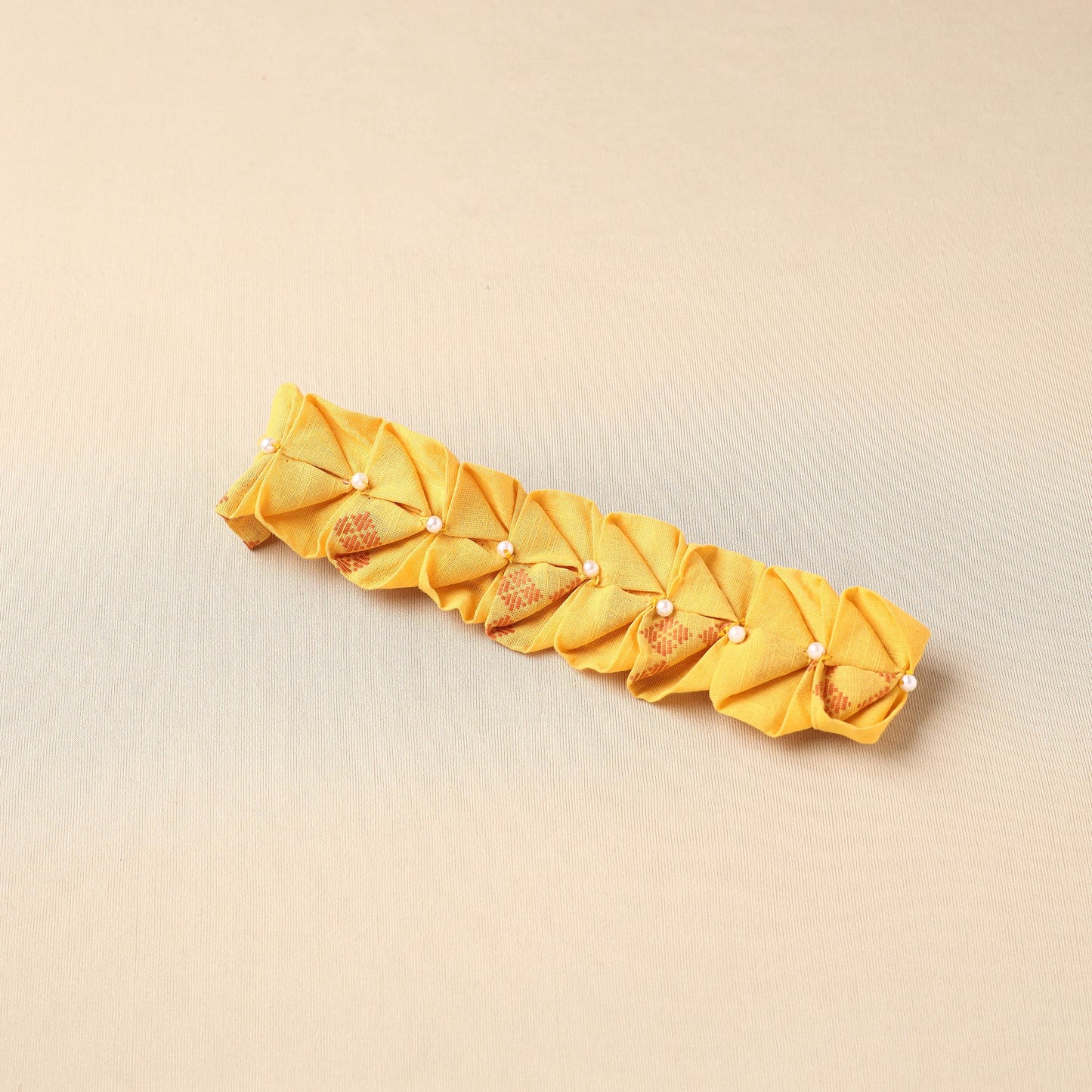 Handmade Cotton Elastic Pearl Headband