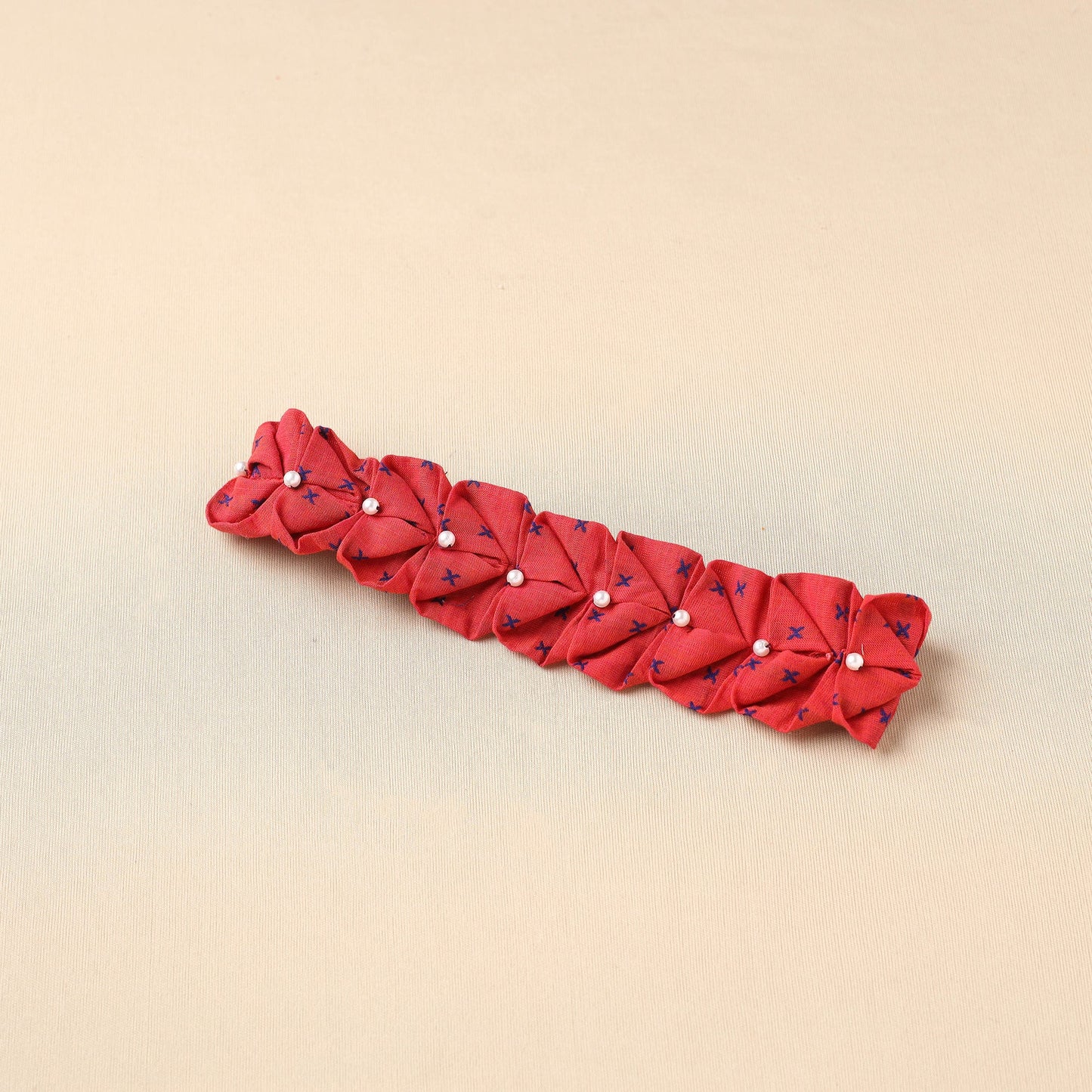 Handmade Cotton Elastic Pearl Headband