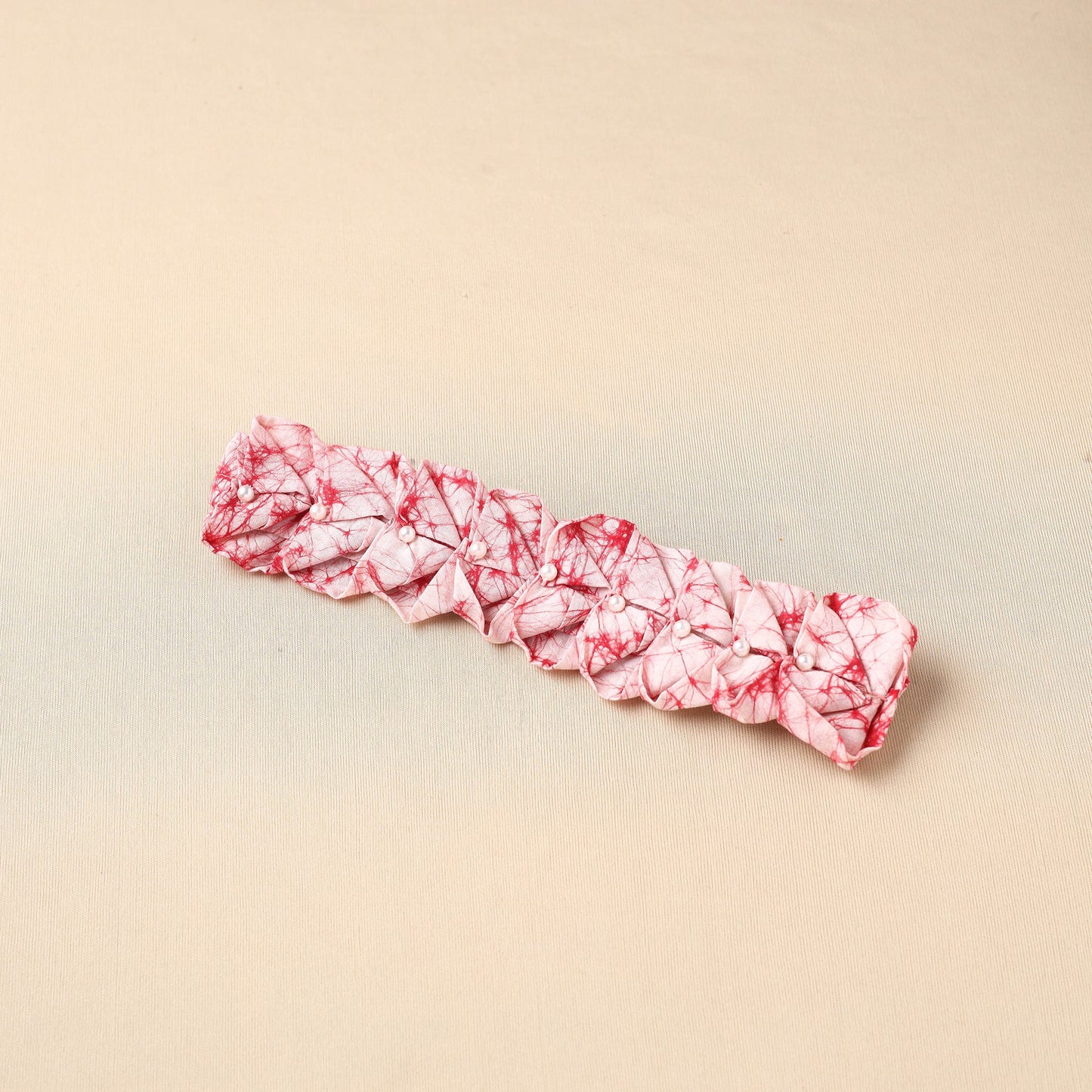 Handmade Cotton Elastic Pearl Headband