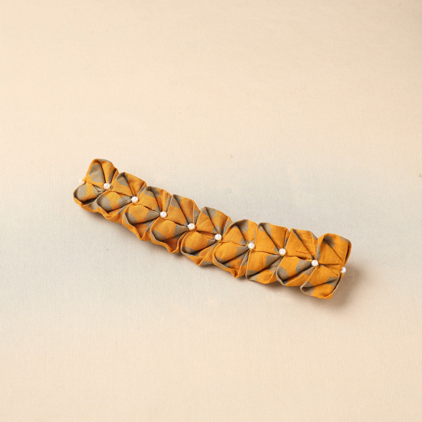 Handmade Cotton Elastic Pearl Headband