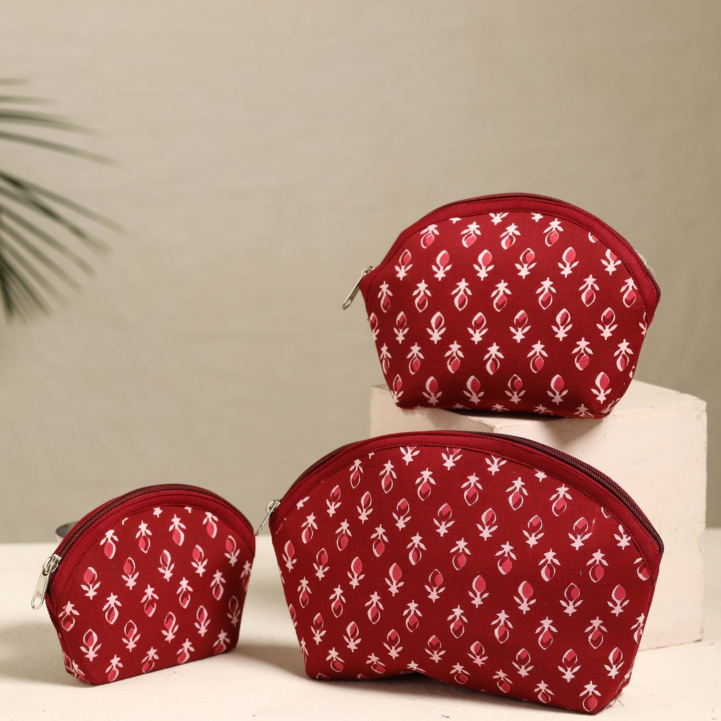 Handmade Cotton Toiletry Bags (Set of 3) 142
