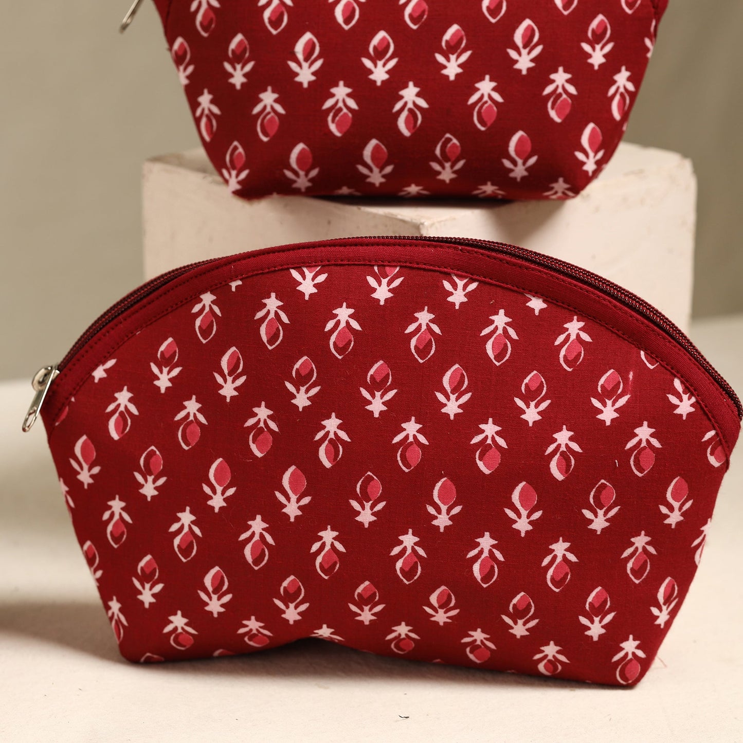 Handmade Cotton Toiletry Bags (Set of 3) 142