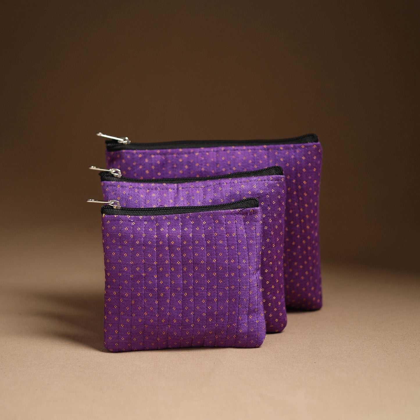Handcrafted Multipurpose Cotton Utility Pouch Set
